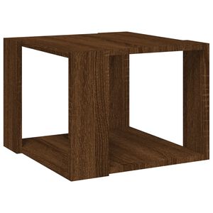 vidaXL Konferenčn&iacute; stolek hněd&yacute; dub 40 x 40 x 30 cm kompozitn&iacute; dřevo