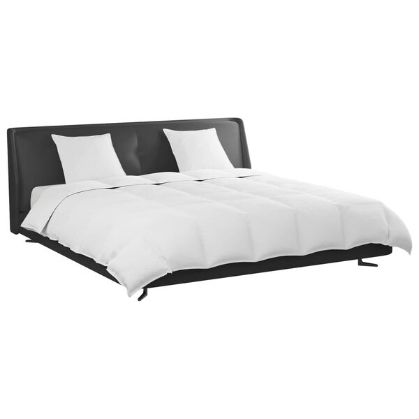 vidaXL Sada přikr&yacute;vek s pol&scaron;t&aacute;řem 3 pcs B&iacute;l&aacute; Peř&iacute;