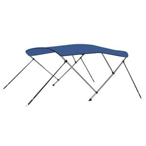 vidaXL Bimini stř&iacute;&scaron;ka se 3 oblouky modr&aacute; 183 x 140 x 137 cm