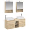 vidaXL Sada koupelnov&eacute;ho n&aacute;bytku 5 pcs Dub sonoma