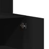 vidaXL Kuchyňsk&aacute; skř&iacute;ňka čern&aacute; 95 x 50 x 180 cm kompozitn&iacute; dřevo