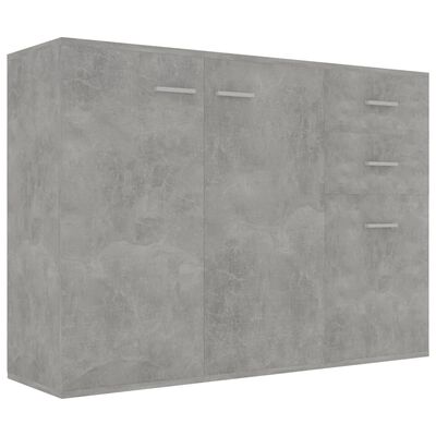 vidaXL Příborník betonově šedý 105 x 30 x 75 cm dřevotříska