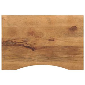 vidaXL Stoln&iacute; deska s v&yacute;řezem 100x50x2,5 cm masivn&iacute; hrub&yacute; mangovn&iacute;k