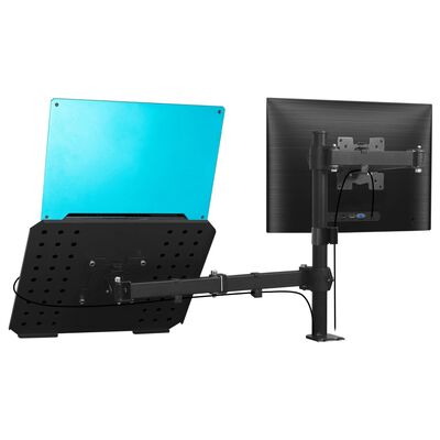 vidaXL Duální stolní držák na notebook a monitor 13–23''