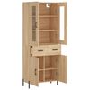 vidaXL Skř&iacute;ň highboard dub sonoma 69,5 x 34 x 180 cm kompozitn&iacute; dřevo