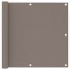 vidaXL Balk&oacute;nov&aacute; z&aacute;stěna taupe 90 x 300 cm oxfordsk&aacute; l&aacute;tka