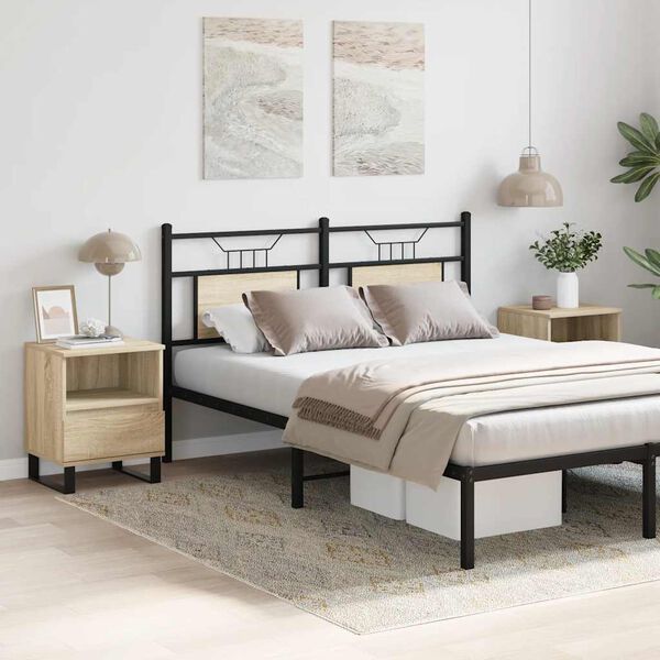 vidaXL Noční stolky 2 ks dub sonoma 40 x 35 x 50 cm kompozitní dřevo