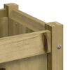 vidaXL Zahradní truhlík 31 x 31 x 31 cm impregnované borové dřevo