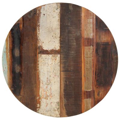 vidaXL Stolní deska Ø 70 x (1,5–1,6) cm masivní recyklované dřevo