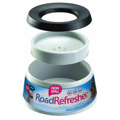 Road Refresher Miska na vodu s úpravou proti rozlití velká šedá LGRR
