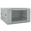 vidaXL S&iacute;ťov&yacute; kabinet s &uacute;loži&scaron;těm &Scaron;ed&aacute; 53 x 60 x 30 cm Ocel