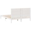 vidaXL Prodloužen&yacute; r&aacute;m postele bez matrace b&iacute;l&yacute; 140 x 220 cm masiv