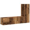 vidaXL Nástěnné TV skříňky 3 ks starého dřeva kompozitní dřevo