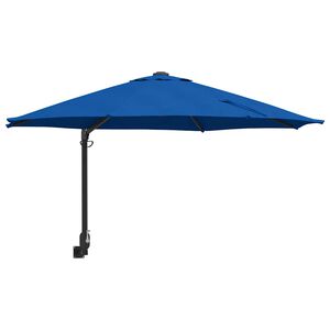 vidaXL Zahradn&iacute; slunečn&iacute;k 248 x 248 x 148 cm Polyester a ocel Azurblau