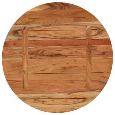 vidaXL Stolní deska Ø 70 x 2,5 cm kulatá masivní akáciové dřevo