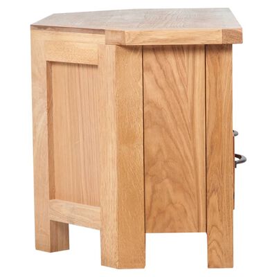 vidaXL TV stolek se zásuvkou 88 x 42 x 46 cm masivní dubové dřevo