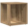vidaXL Odkl&aacute;dac&iacute; stolek dub artisan 33 x 33 x 34 cm kompozitn&iacute; dřevo