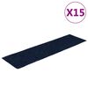 vidaXL Schodov&eacute; rohože samolepic&iacute; 15 ks 76 x 20 cm tmavě modr&eacute; obd&eacute;ln&iacute;kov&eacute;