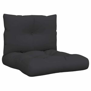 vidaXL Podu&scaron;ky na palety 2 ks čern&eacute; textil
