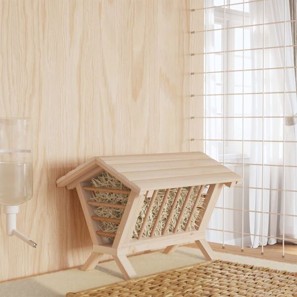 vidaXL Sen&iacute;k pro kr&aacute;l&iacute;ky 44 x 33 x 33 cm masivn&iacute; jedlov&eacute; dřevo