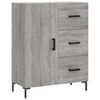vidaXL Skř&iacute;ň highboard &scaron;ed&aacute; sonoma 69,5 x 34 x 180 cm kompozitn&iacute; dřevo