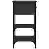 vidaXL Noční stolek černý 34 x 36 x 70 cm kompozitní dřevo