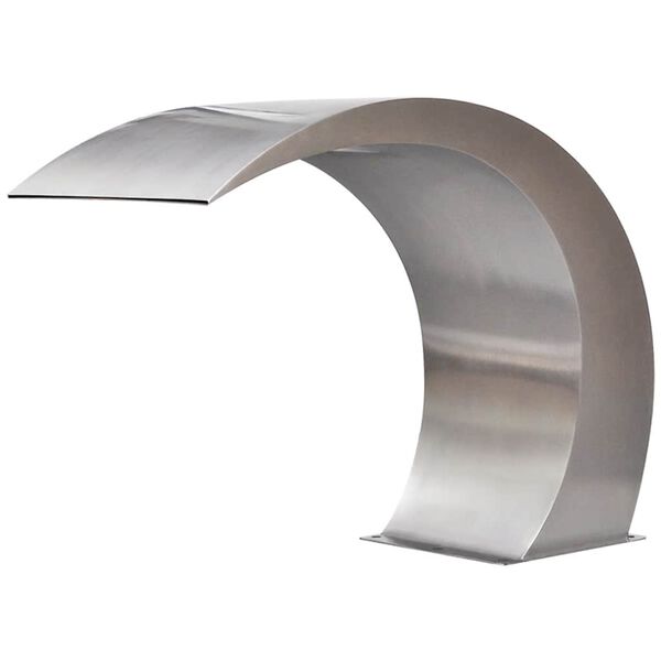 Zahradní vodopád bazénová fontána z nerezové oceli 45x30x60 cm