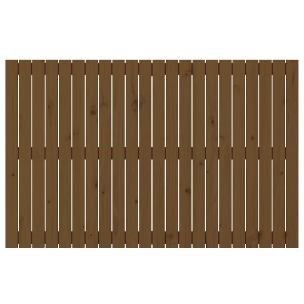 vidaXL N&aacute;stěnn&eacute; čelo postele medově hněd&eacute; 140x3x90 cm masivn&iacute; borovice