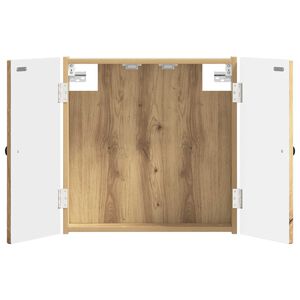 vidaXL Skř&iacute;ň na terče BREDA Dub artisan 52,5 x 10,5 x 53,5 cm
