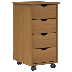 vidaXL Kolejov&aacute; skř&iacute;ň 34 x 39 x 65,5 cm Masivn&iacute; borovicov&eacute; dřevo