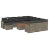 vidaXL Patio Sofa Set 11m&iacute;stn&eacute; Grey