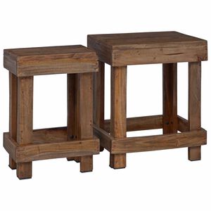 vidaXL Stojan na rostliny 2 ks Hněd&aacute; 70 x 11 x 27 cm Mahagonov&eacute; dřevo