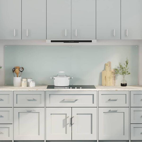 vidaXL Kuchyňsk&aacute; z&aacute;stěna 2 pcs B&iacute;l&aacute; 100 x 60 cm tvrzen&eacute; sklo