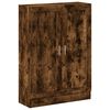 vidaXL Knihovna kouřov&yacute; dub 82,5 x 30,5 x 115 cm kompozitn&iacute; dřevo