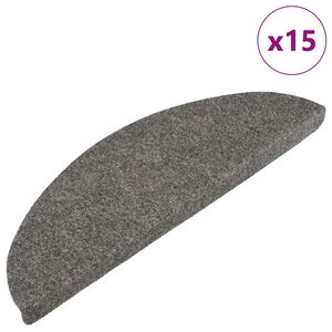 vidaXL Samolepic&iacute; n&aacute;&scaron;lapy na schody 15 ks 56x17x3 cm &scaron;ed&eacute;