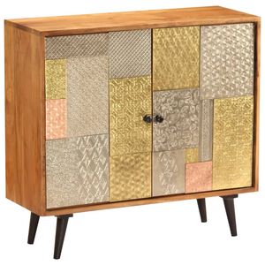 vidaXL Př&iacute;born&iacute;k 80 x 35 x 75 cm masivn&iacute; ak&aacute;ciov&eacute; dřevo