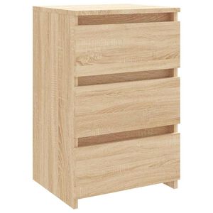 vidaXL Nočn&iacute; stolek sonoma dub 40 x 35 x 62,5 cm kompozitn&iacute; dřevo