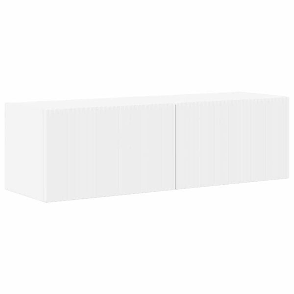 vidaXL TV wall cabinet B&iacute;l&aacute; 98 x 31 x 29,5 cm kompozitn&iacute; dřevo