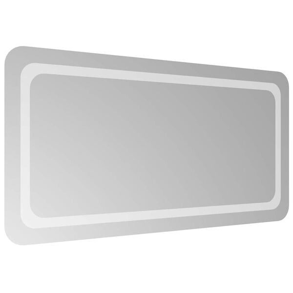 vidaXL Koupelnov&eacute; zrcadlo s LED osvětlen&iacute;m 100x50 cm