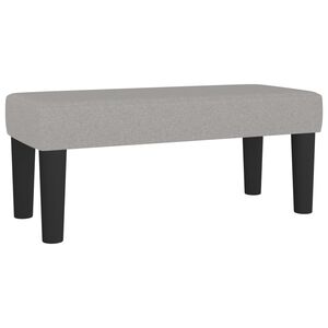 vidaXL Lavice světle &scaron;ed&aacute; 70 x 30 x 30 cm textil
