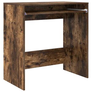 vidaXL Stůl Kouřov&yacute; dub Kompozitn&iacute; dřevo 77,5 x 43 x 79 cm