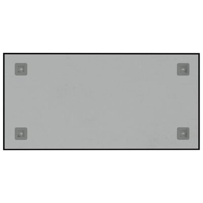 vidaXL Nástěnná magnetická tabule černá 60 x 30 cm tvrzené sklo