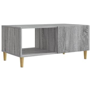 vidaXL Konferenčn&iacute; stolek &Scaron;ed&aacute; sonoma 90 x 50 x 40 cm Kompozitn&iacute; dřevo