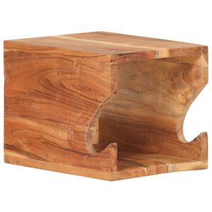 vidaXL Nástěnný držák na kolo 35 x 25 x 25 cm masivní akáciové dřevo