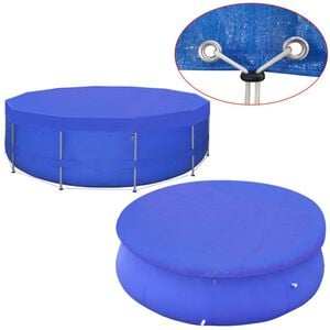 vidaXL Kryt na baz&eacute;n PE kulat&yacute; 460 cm 90 g/m&sup2;