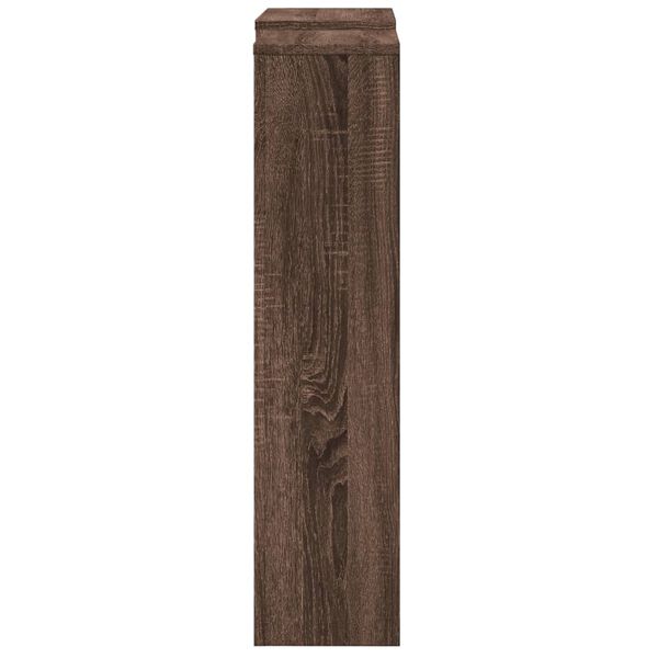vidaXL Kryt na radiátor hnědý dub 205x21,5x83,5 cm kompozitní dřevo