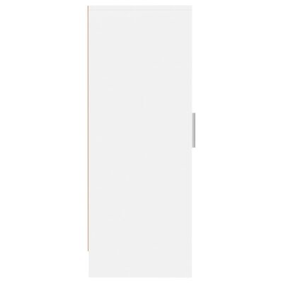 vidaXL Botník bílý 32 x 35 x 92 cm dřevotříska
