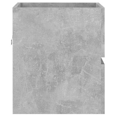 vidaXL Skříňka pod umyvadlo betonově šedá 41x38,5x45 cm dřevotříska