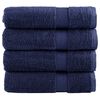 vidaXL Pr&eacute;miov&eacute; osu&scaron;ky SOLUND 4 ks tmavě modr&eacute; 100x150 cm 600 g/m&sup2;
