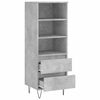 vidaXL Skříň highboard betonově šedá 40 x 36 x 110 cm kompozitní dřevo